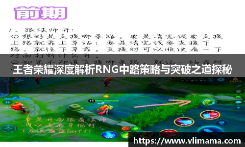 王者荣耀深度解析RNG中路策略与突破之道探秘