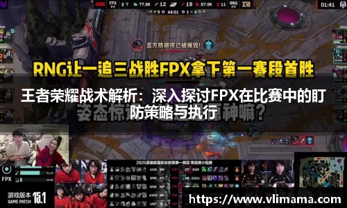 王者荣耀战术解析：深入探讨FPX在比赛中的盯防策略与执行